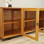 Display cabinet pine wood 1980s 3
