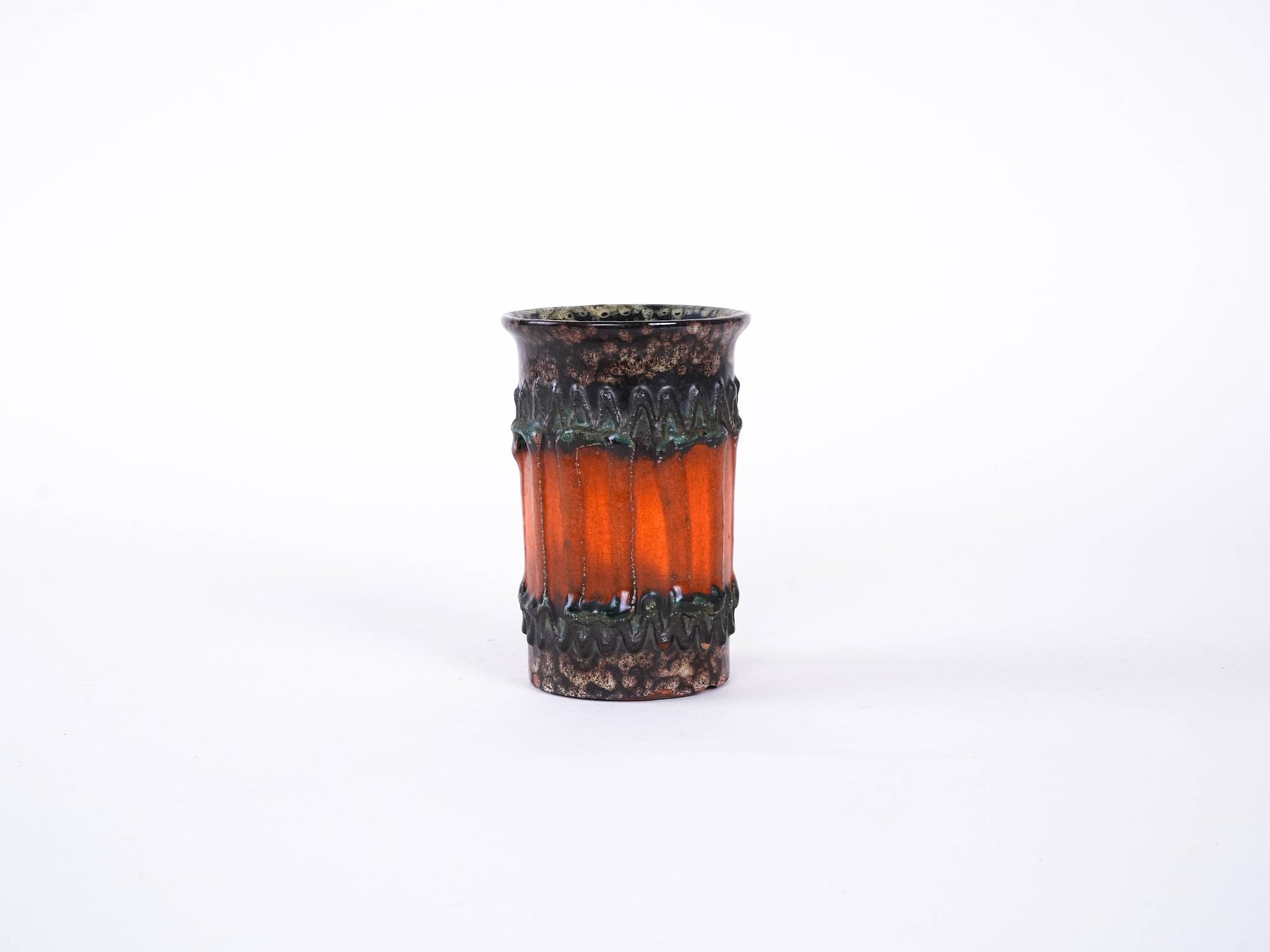 Keramikvase 1960er Jahre 1