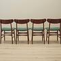 4x Sedia da pranzo in legno di teak anni '70 11