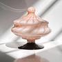 Vintage Deckeldose Milchglas 1950er Jahre 3