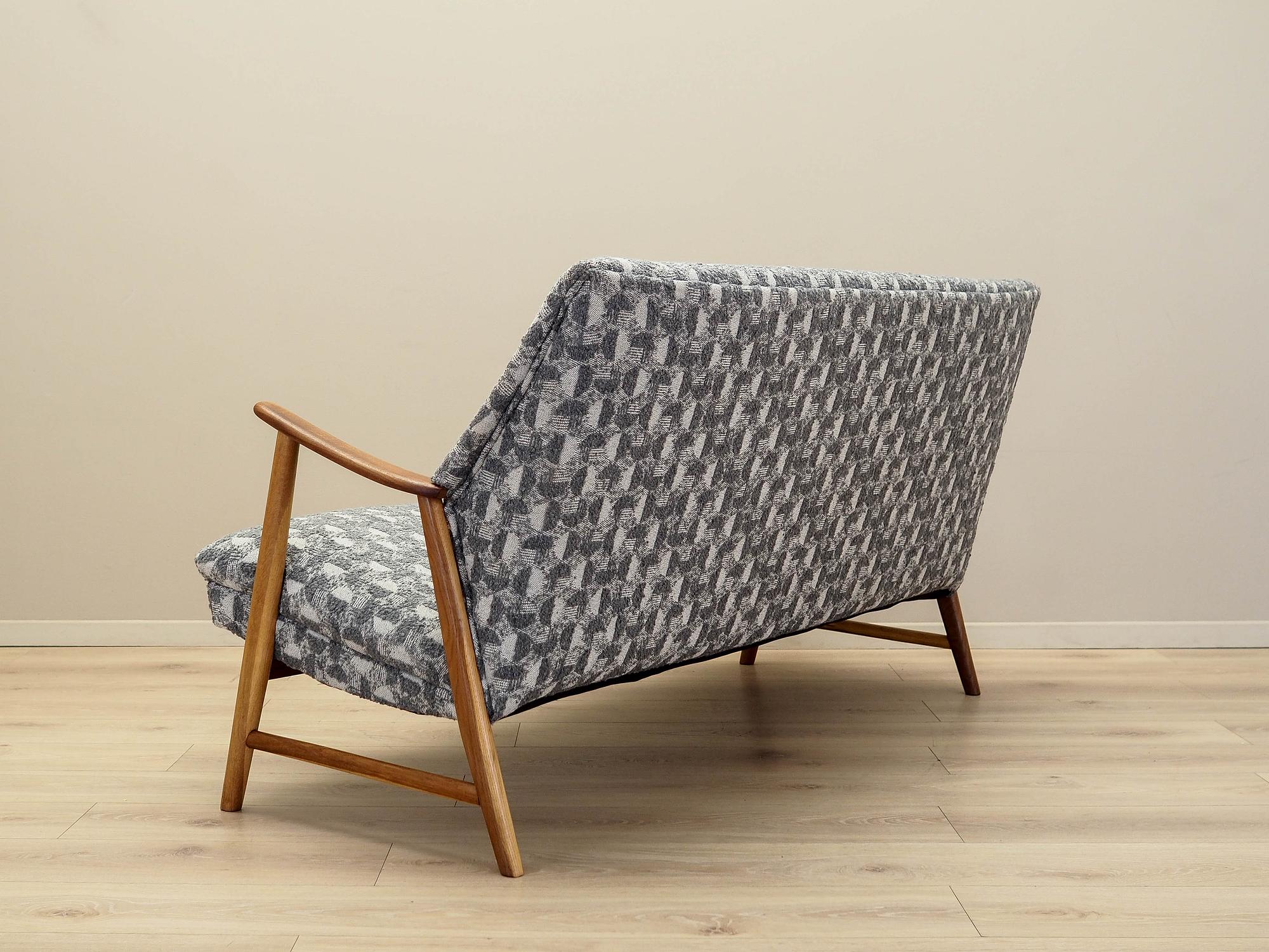Colorful Oak Sofa 1970s 4