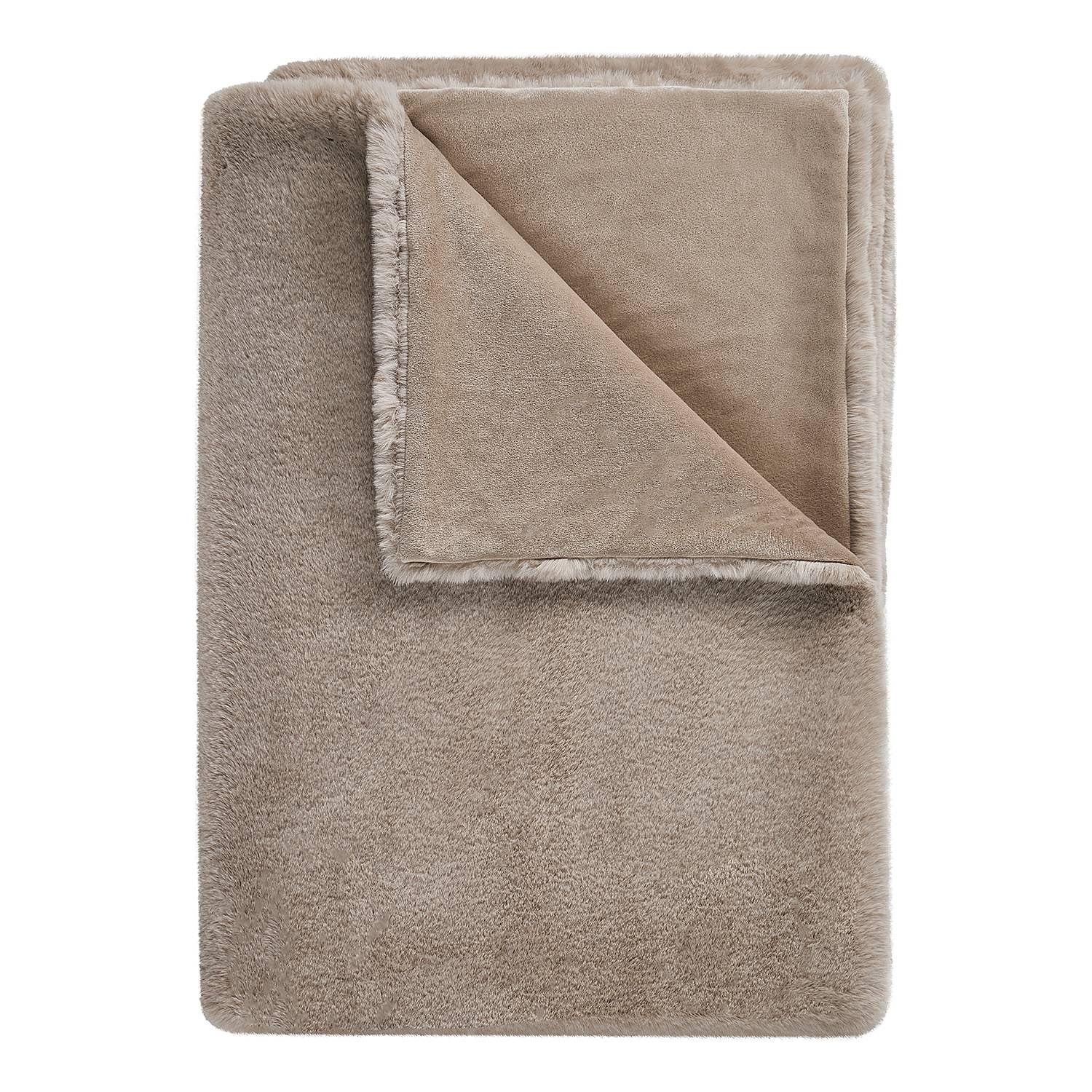 WILD THING Felldecke Polyester Taupe 0