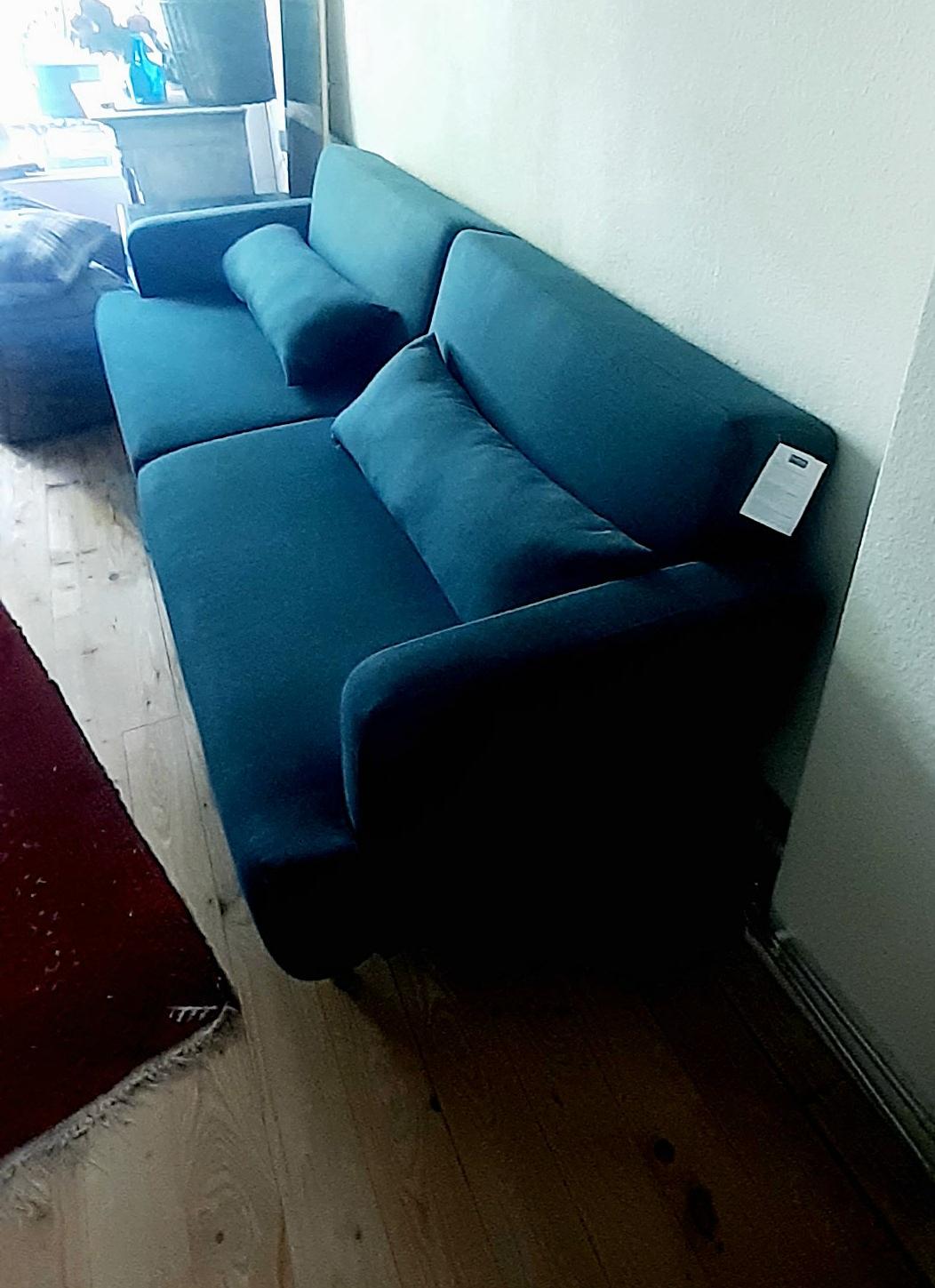 4-Seater Sofa Bed Elvis Green 0
