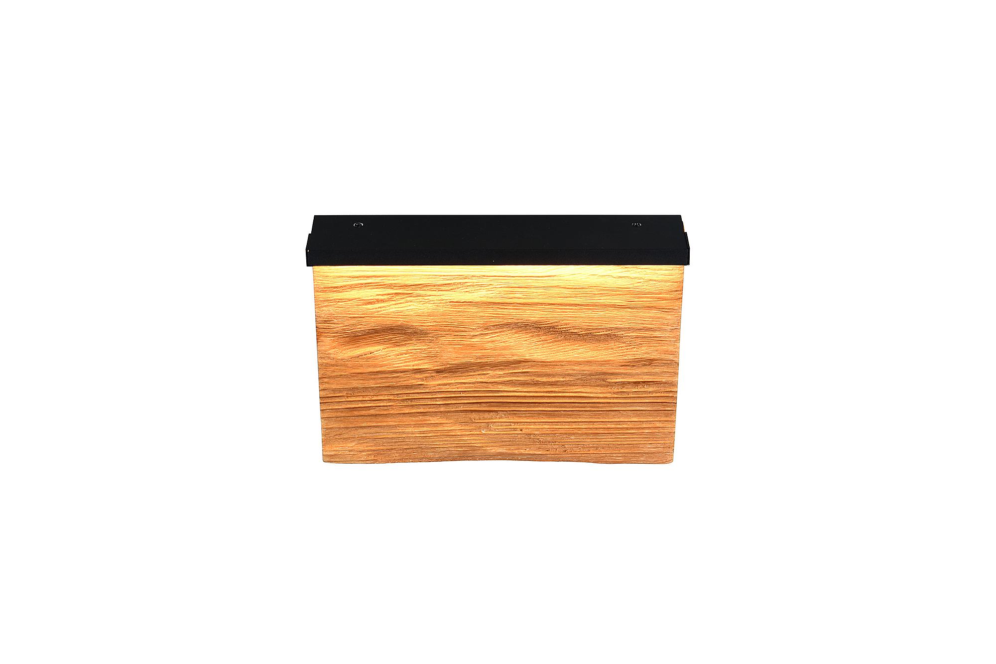 LED wall lamp Kalea 1-light pine iron 20 cm 4