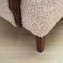 Vintage Sofa Beech wood Beige Fabric 1960s 11
