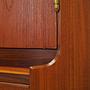 Vintage Eckschrank Teakholz Braun 1970er Jahre 12