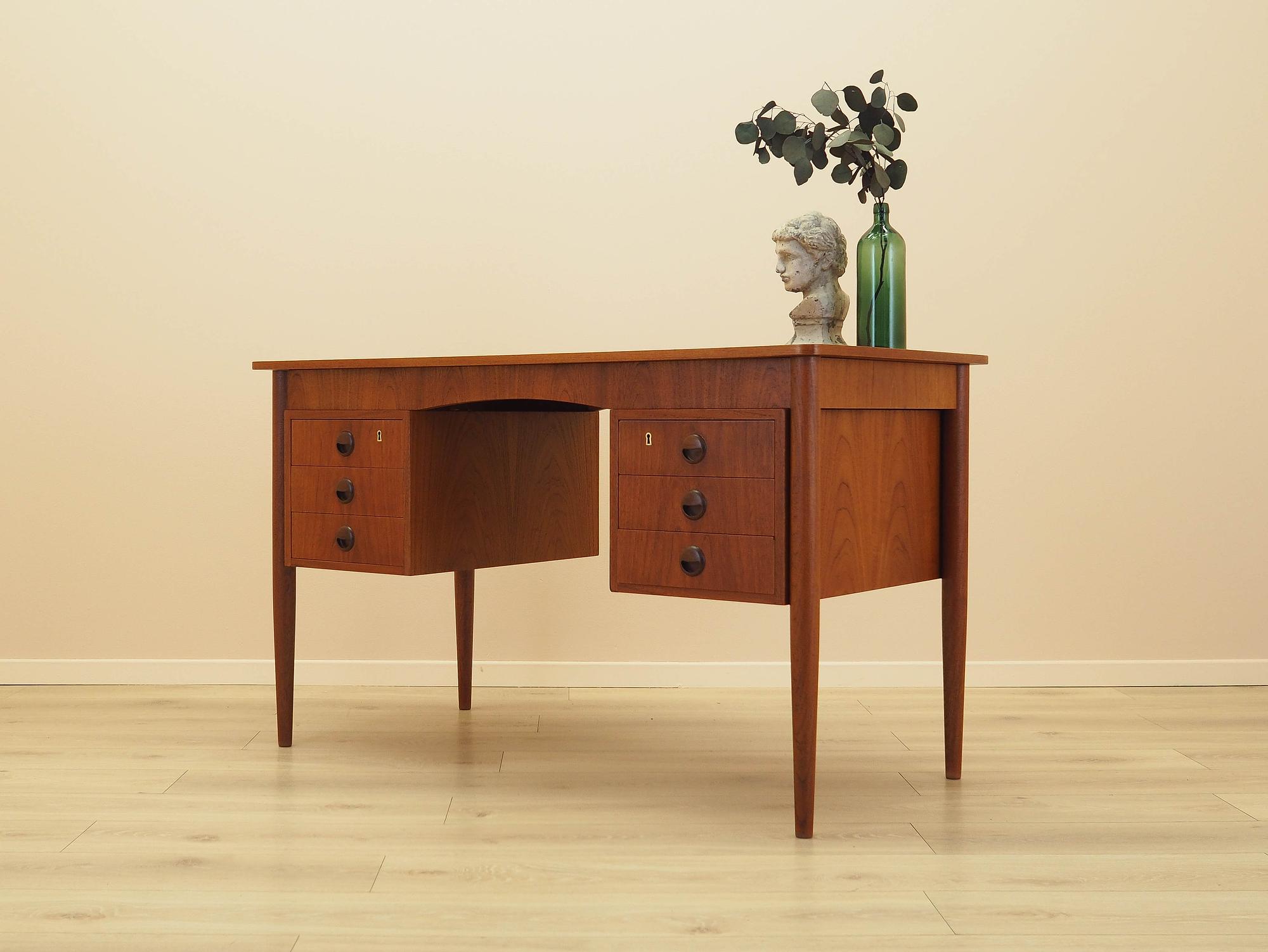 Teak desk 1970s 2