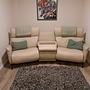 Cosy Relax Sofa 2-Sitzer Leder Creme 0