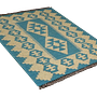 Kilim Gashgai Teppich Blau 2