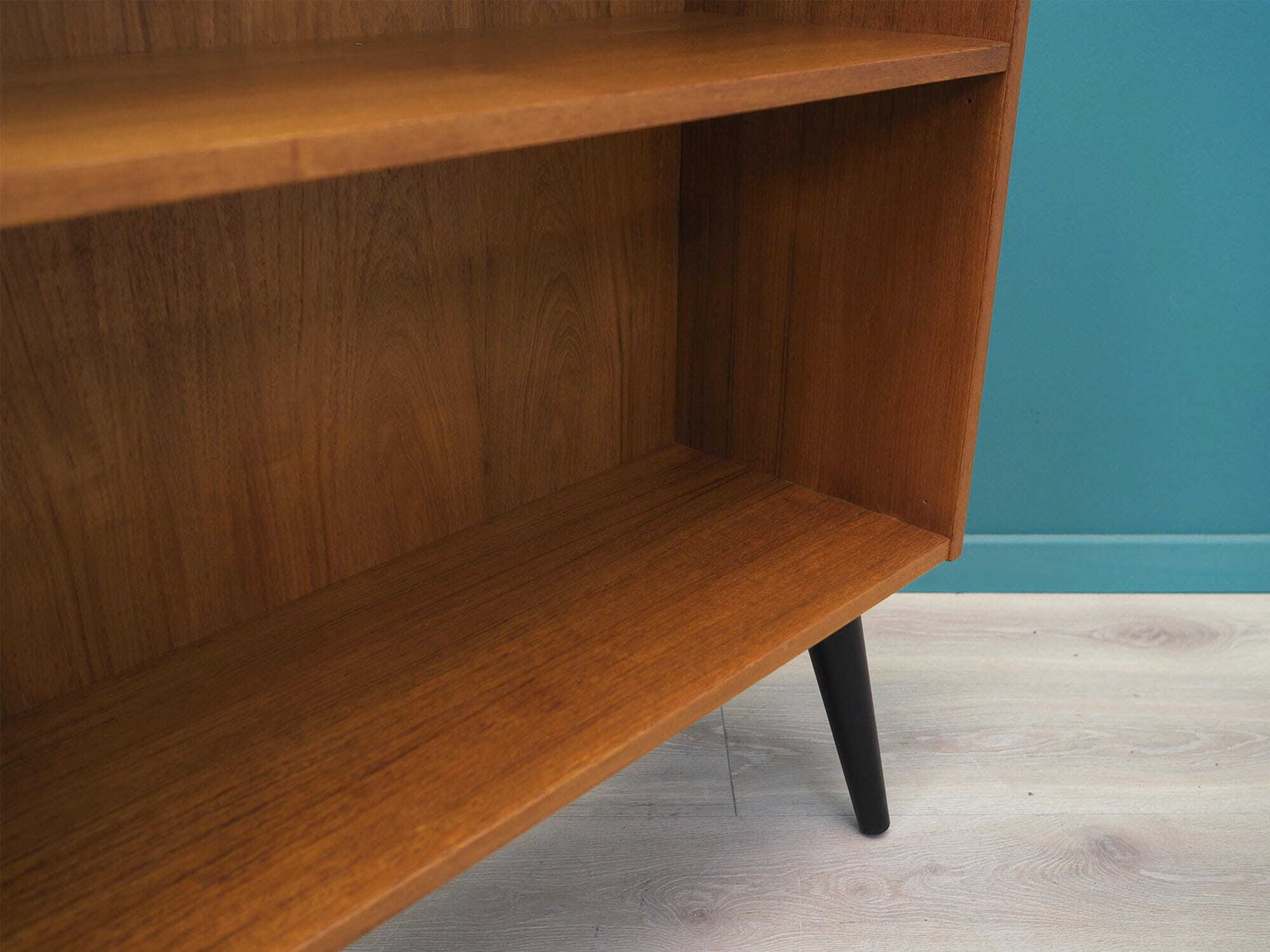 Vintage Bookshelf Teak Brown 1970s 6