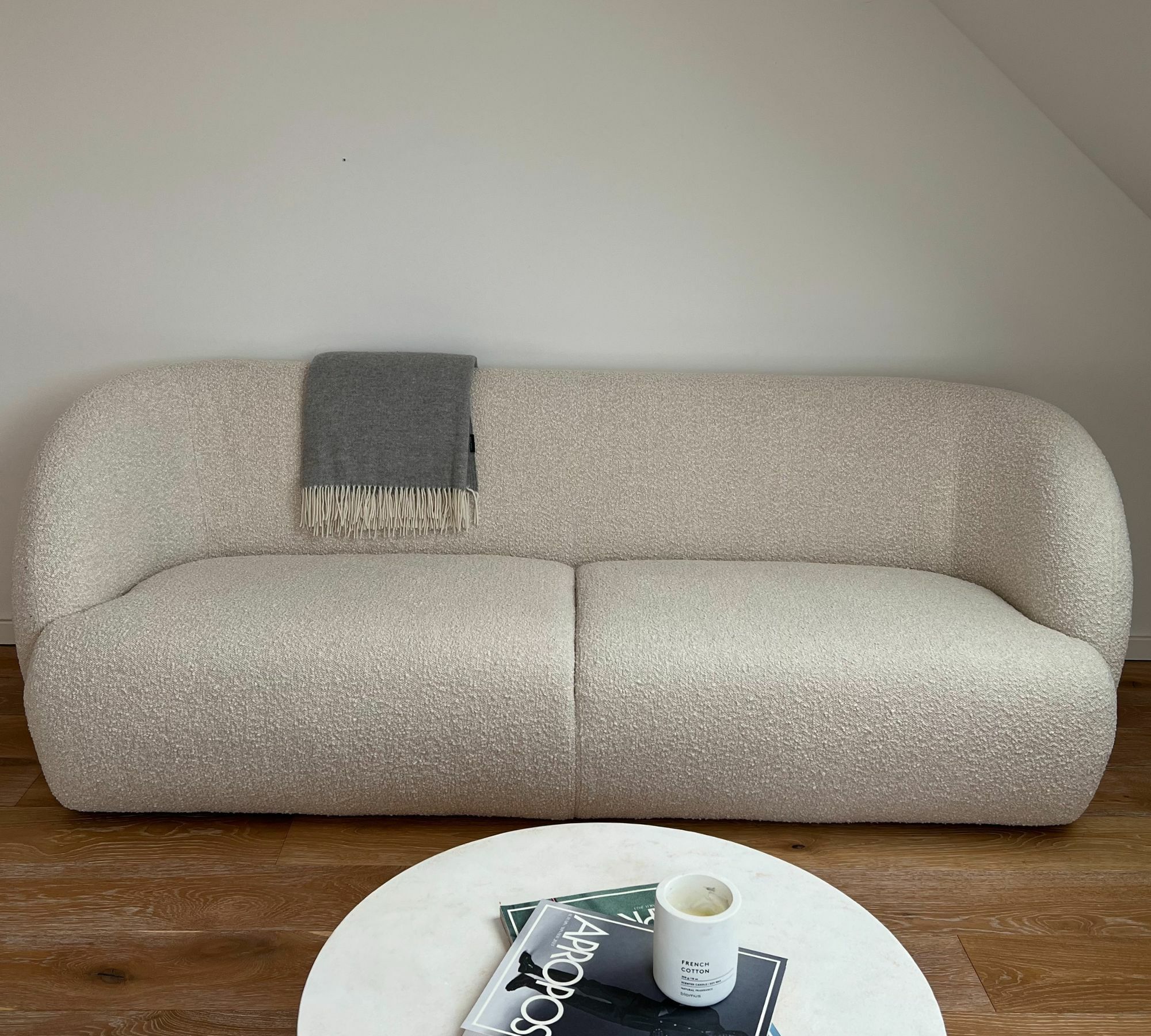 Paula Sofa 3-Sitzer Maya Cream 0