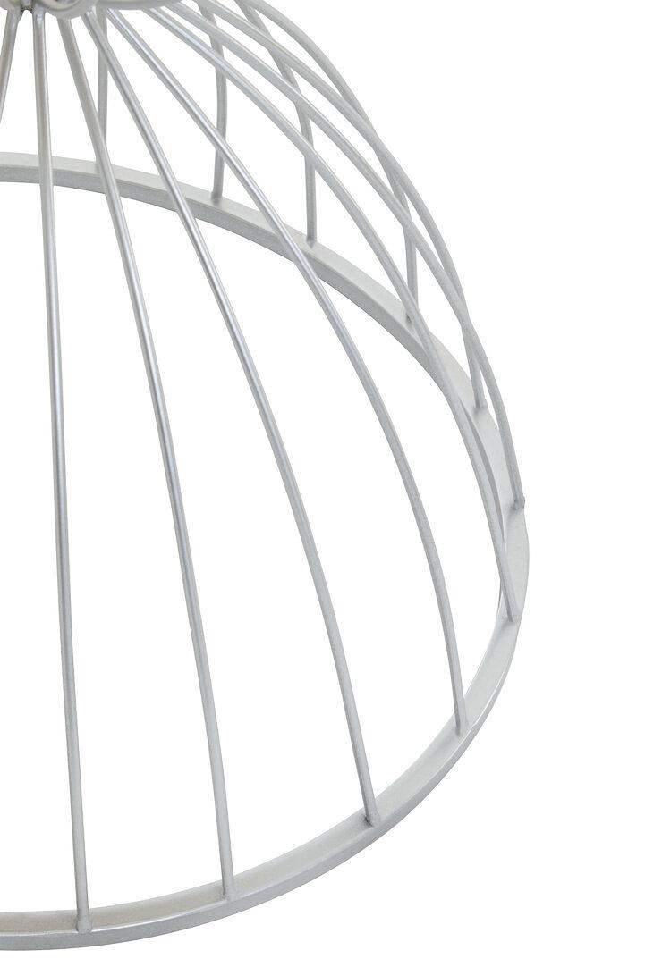 Jolie Hourglass Side Table Stainless Steel Silver 1