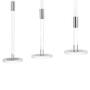 LED-Pendelleuchte 3-flammig Silber 1
