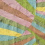 Outdoor-Kilim Teppich Multicolor Pastell 230 x 300 cm 1