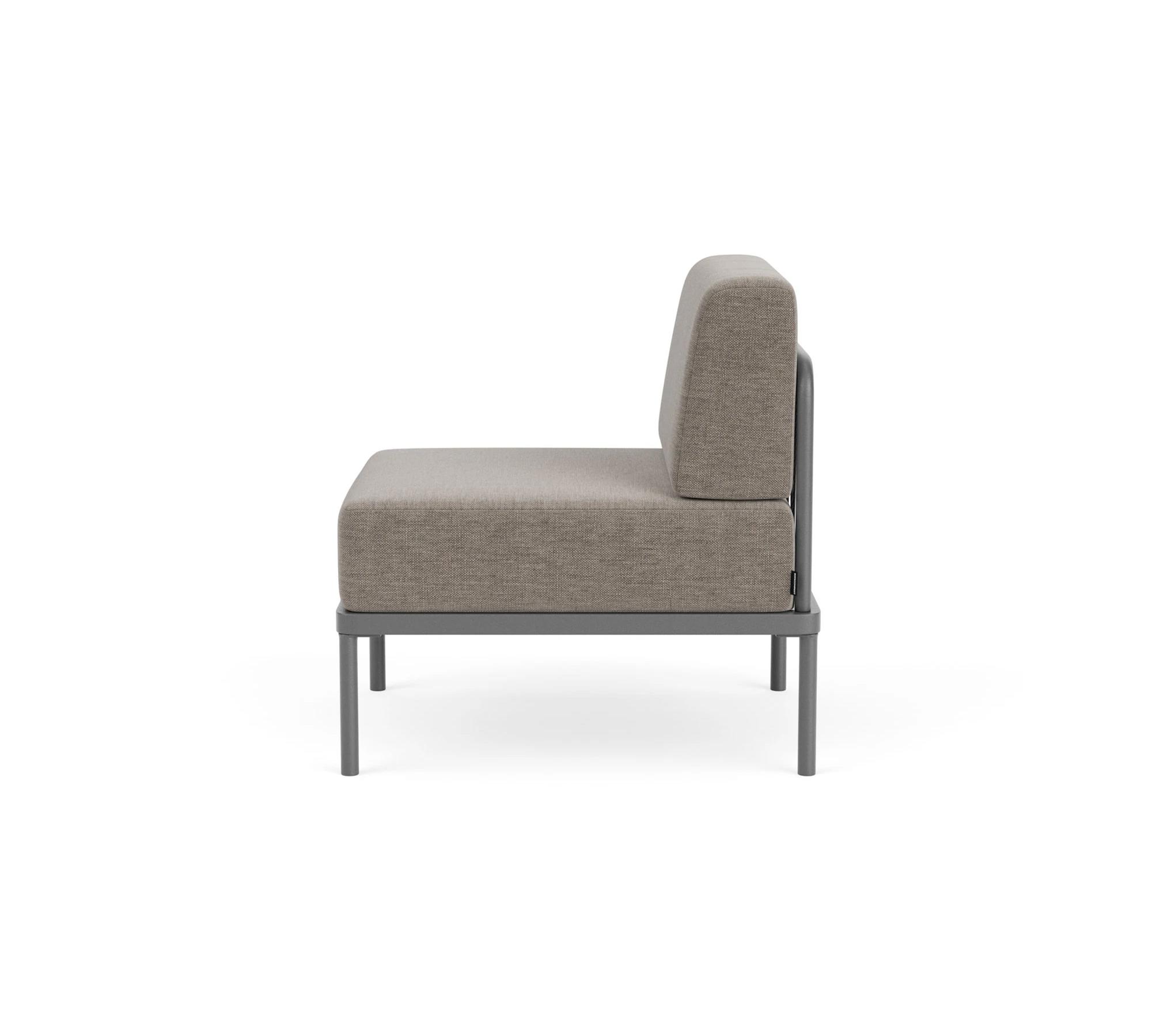 Hadley Outdoor 1-Seater Module Sesame 1