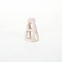 Abstract Sculpture Cream 1980s 4