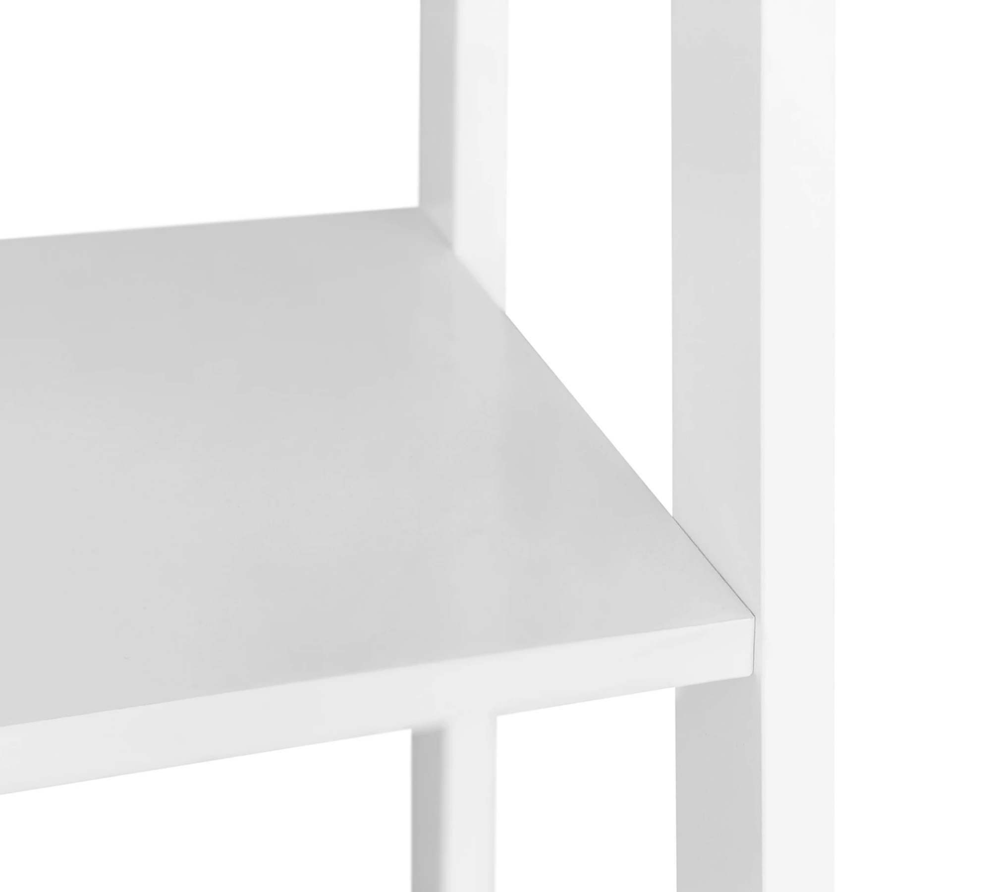 Regal Holz Weiß 5