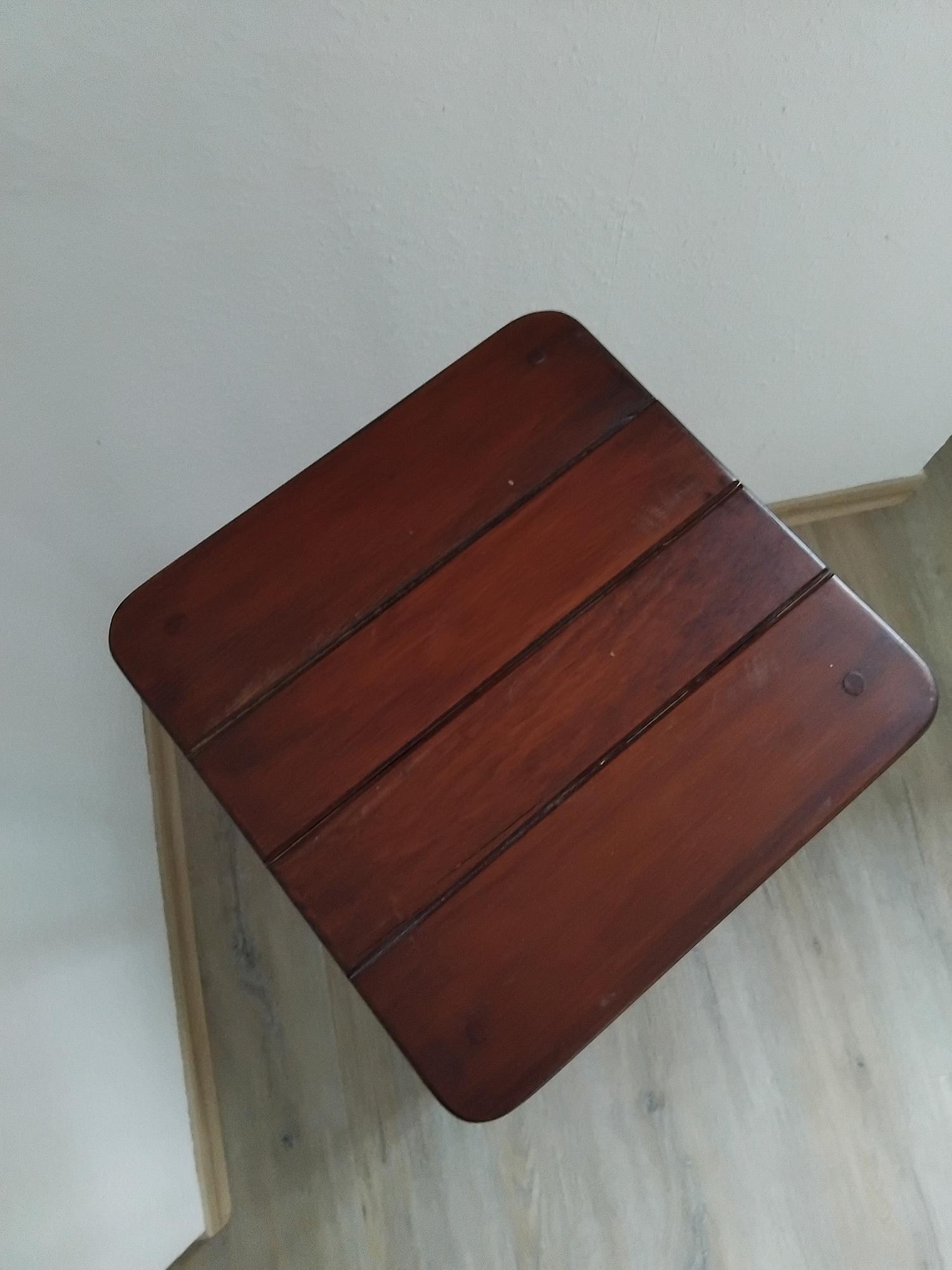 Plant stand wood brown 2