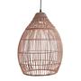 Hanging lamp Solana with solar panel Brown 0