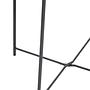 Acero Grau Metall Runder Beistelltisch
 5