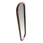 Oval mirror walnut veneer 5