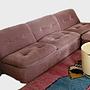 Sofa 3-Sitzer Baumwolle Rosa 1