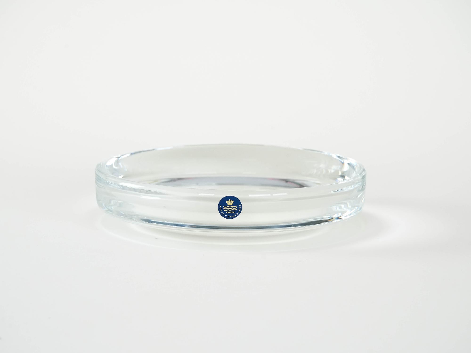 Kristallplatte Transparent 1970er Jahre 3