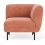 Alfred 1-seater corner module left Danny Dusty Rose 2