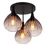Ceiling light Olsen Type A Smoked Glass Black 1