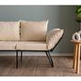 Viper Sofa 2-Sitzer helles Creme 5