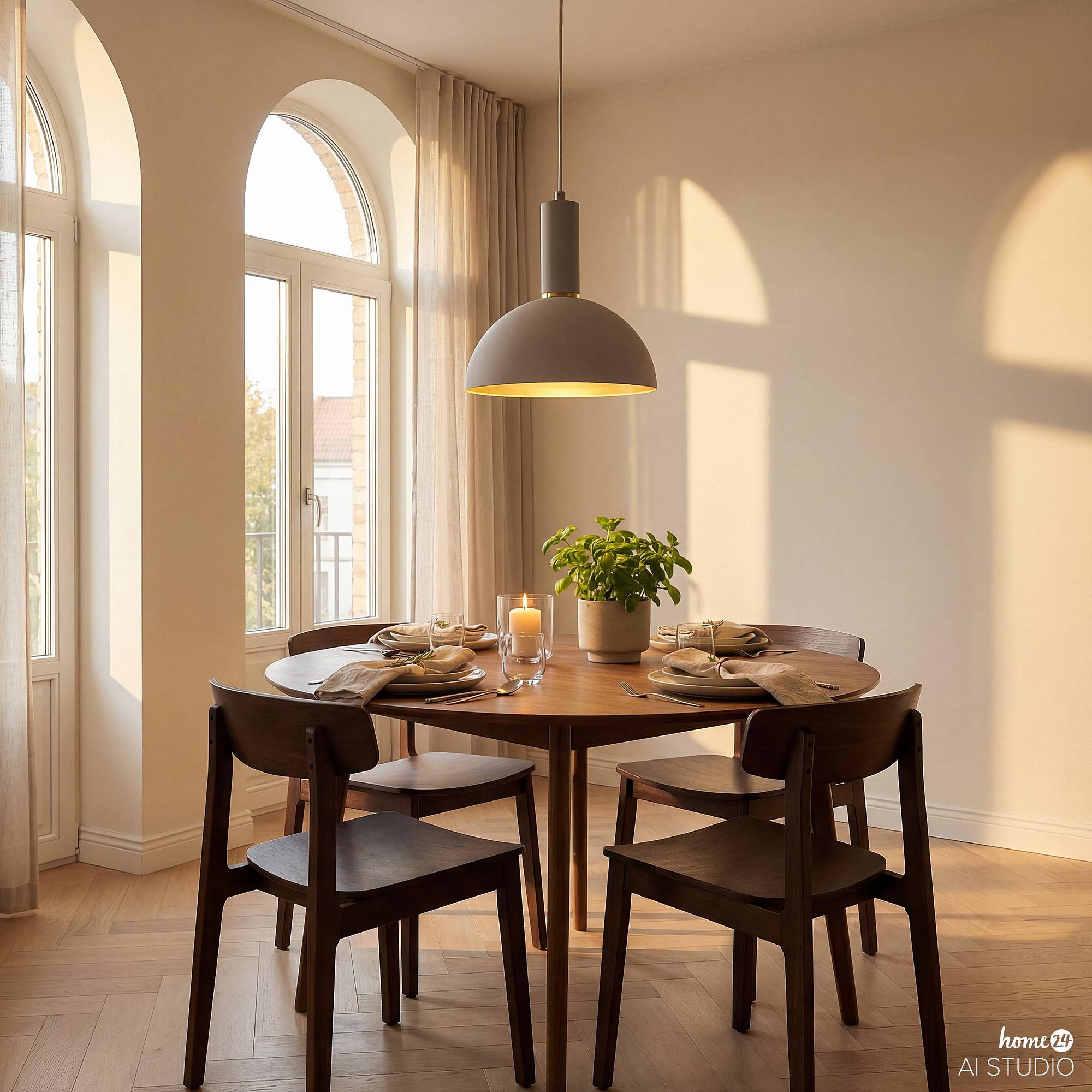 Halbrund Pendelleuchte 1-flammig Opalglas  2