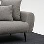 Side Sofa 2-Sitzer Hellgrau 3