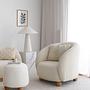 Elephant Armchair Textile White 0