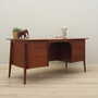 Vintage Schreibtisch Teakholz Braun 1960er Jahre 4