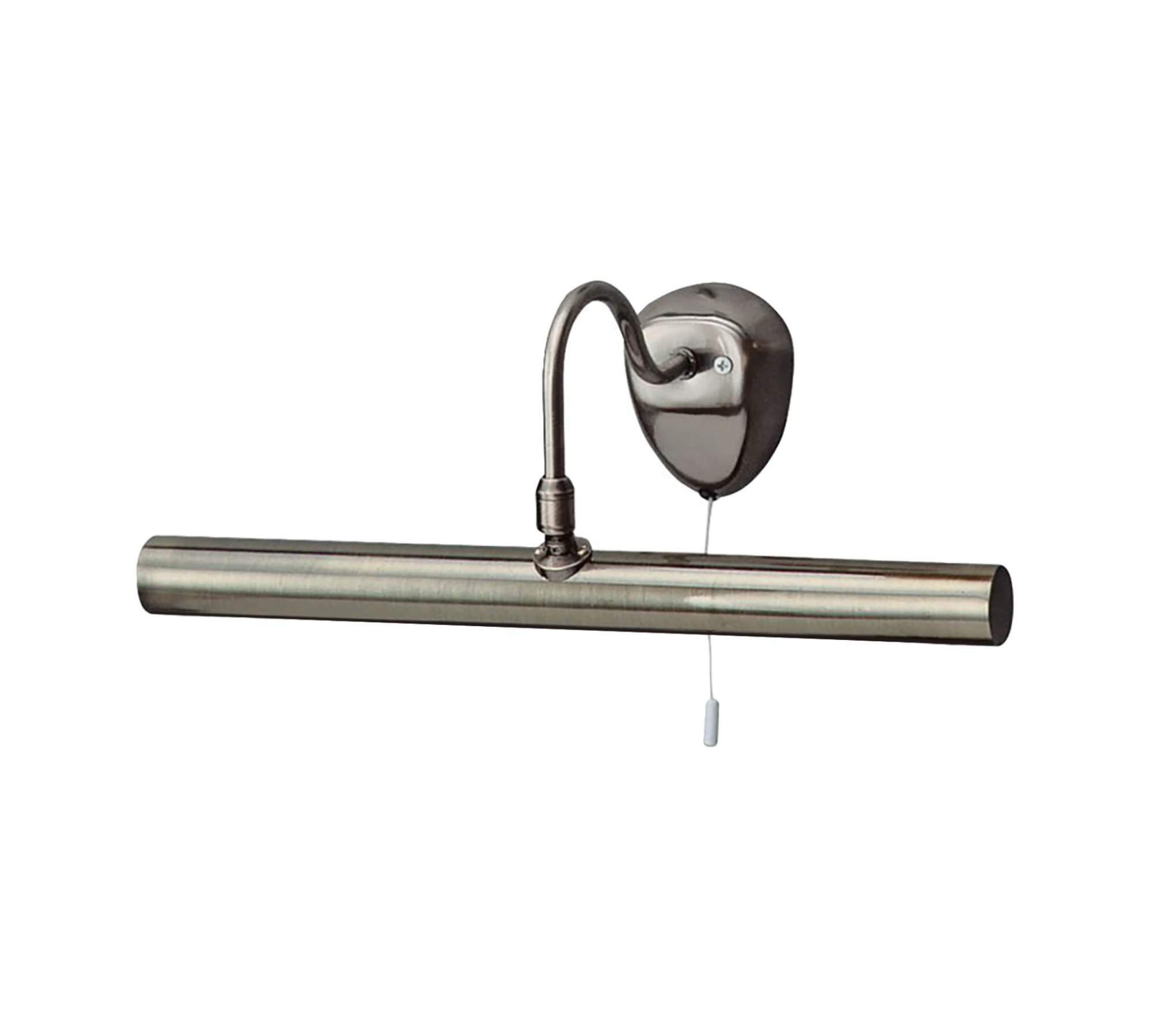 2-Flammige Wandleuchte Stahl Messing 0