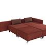 Matris Right Eckschlafsofa Bordeauxrot 5