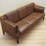 Vintage Sofa Leder Braun 1970er Jahre 8