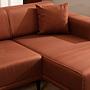 Horizon Ecksofa Rechts Rot 2