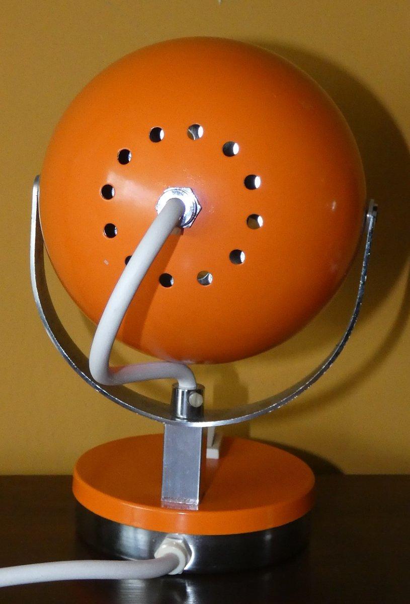 Eyeball Lampen 2er Set Orange 1970er Jahre 8