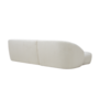 Blanca 3-Sitzer Sofa Récamiere Links Bouclé Off-White 4