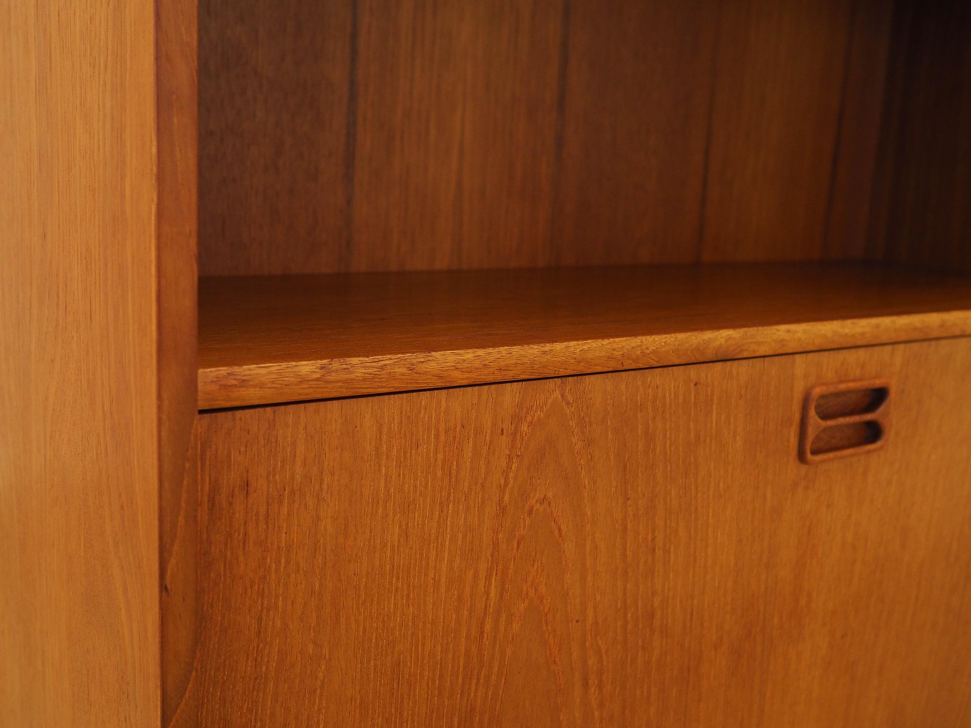Teak bookcase 1970s 10