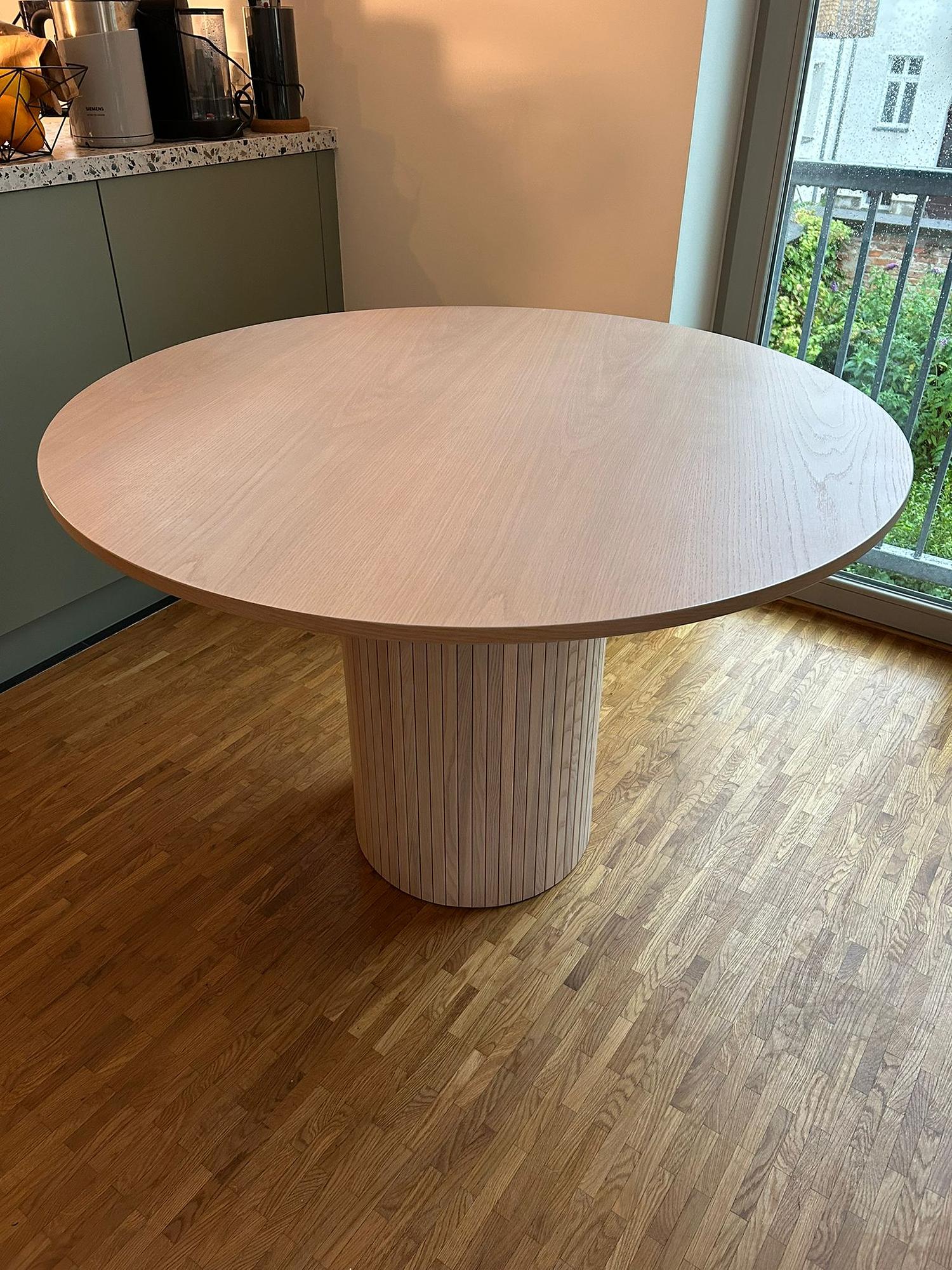 Bianca Esstisch Creme 110cm 3