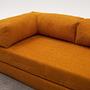 Comfort Schlafsofa Récamiere Rechts Orange 4