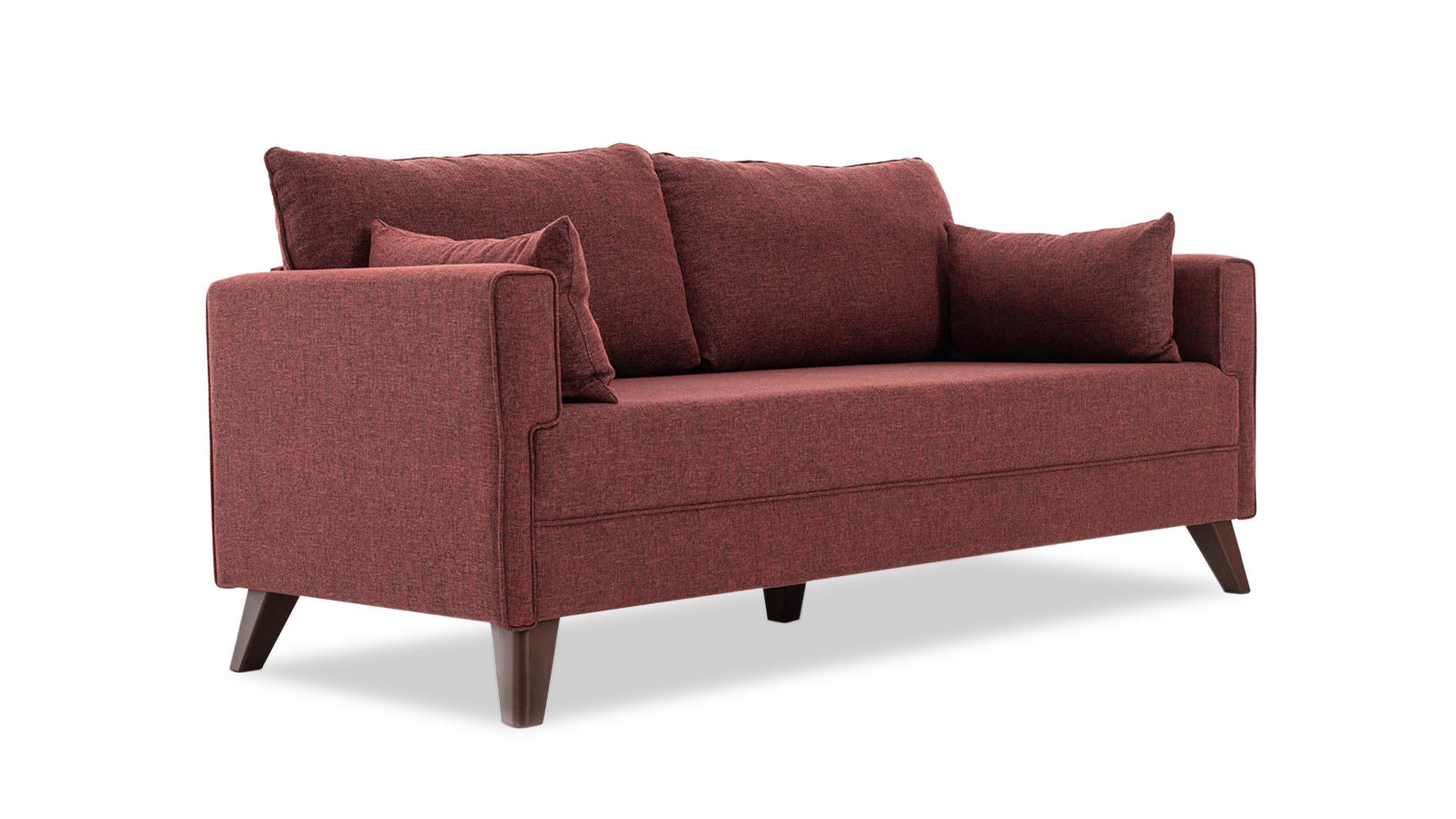 Bella Schlafsofa 3-Sitzer Rot 8