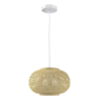 Pendant lamp natural fiber plant leaf 6