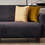 Noya Sofa Sitzer Chenille Anthrazit 3