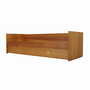 Vintage Bett Holz Braun 1970er Jahre  0