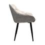 2x Liverpool Esszimmerstuhl Textil Metall 2