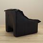 Armchair Leather Black 1960s 8