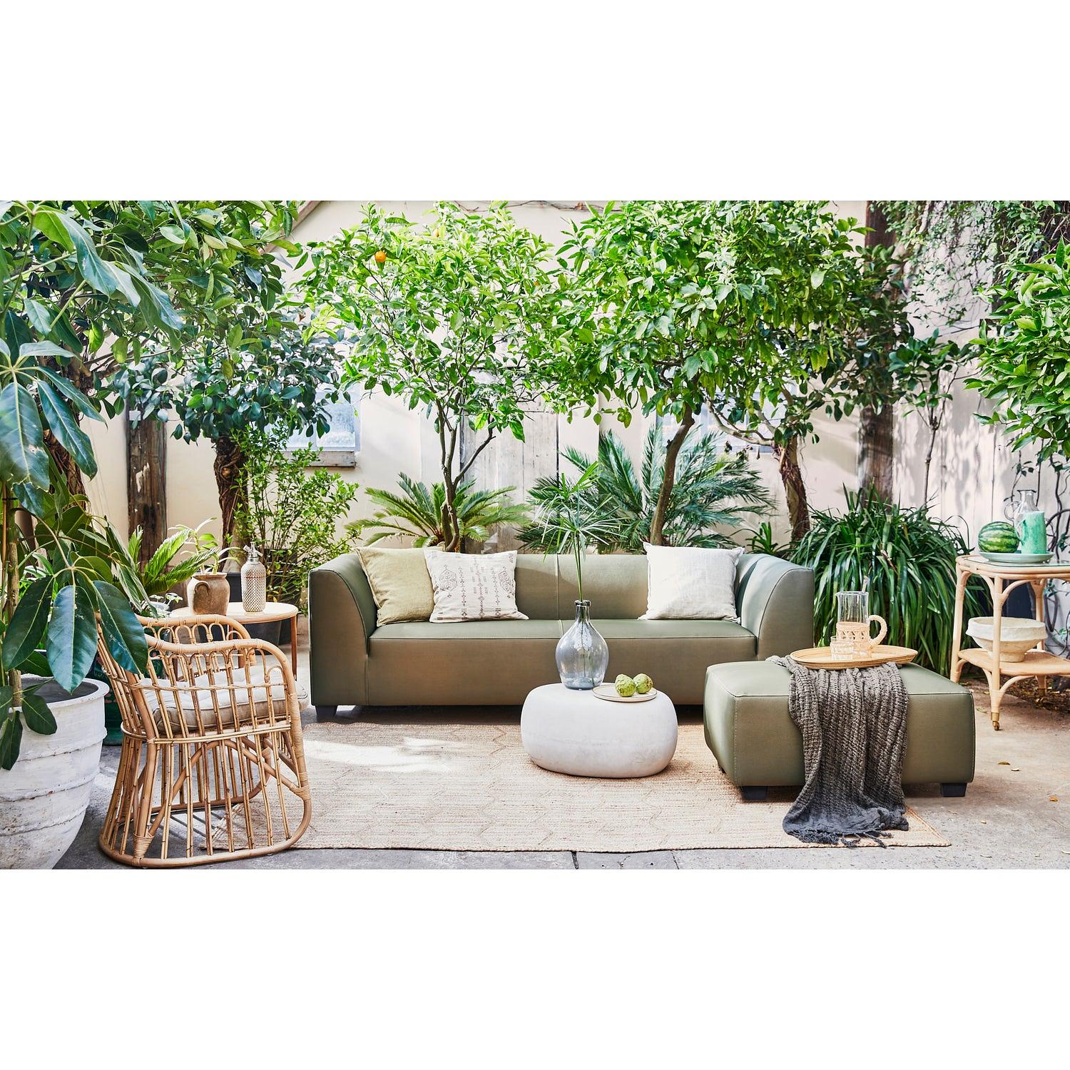 Hollandia Garten 3-Sitzer Sofa Grün 1